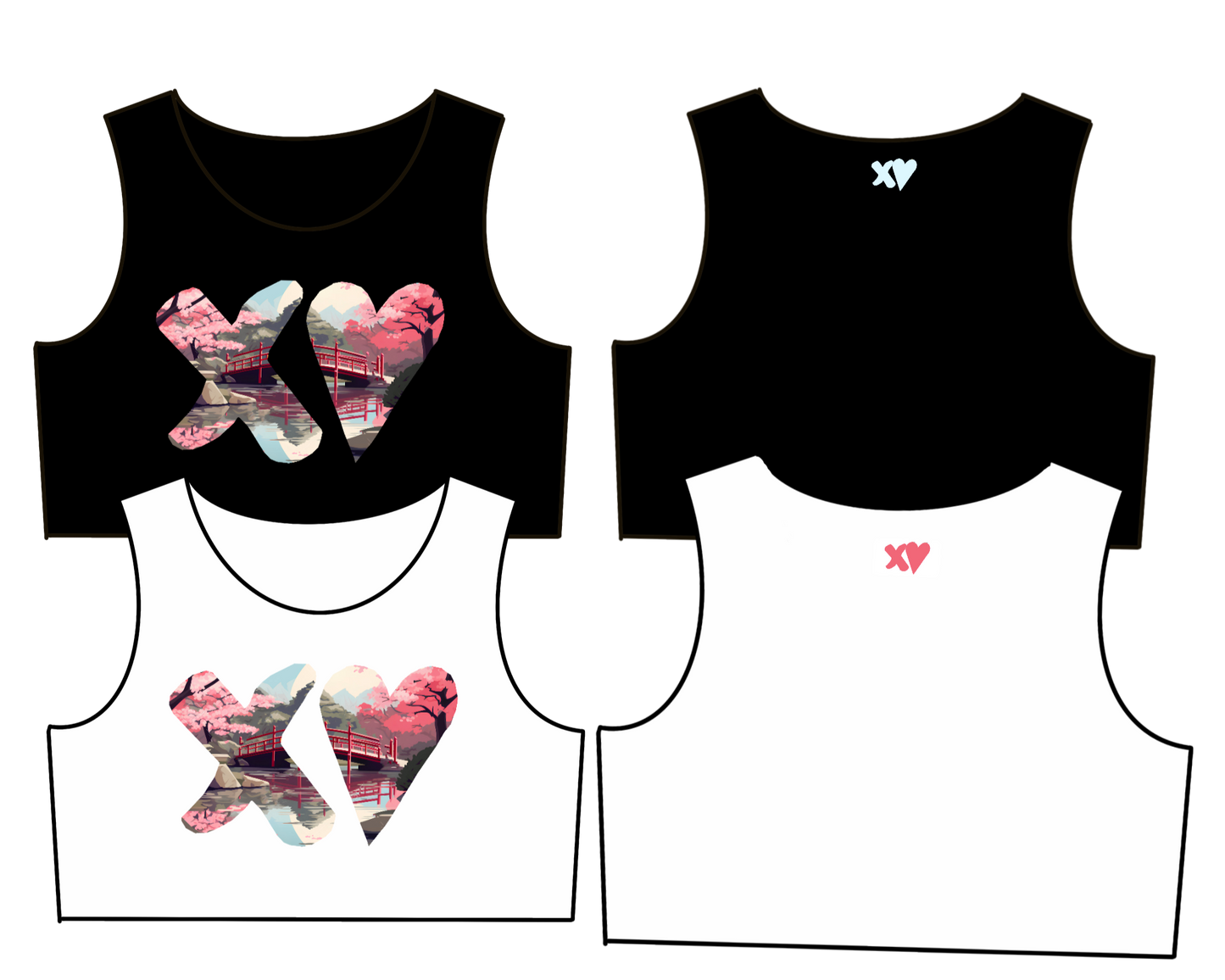 JAPAN SUNSET - CROP TOP